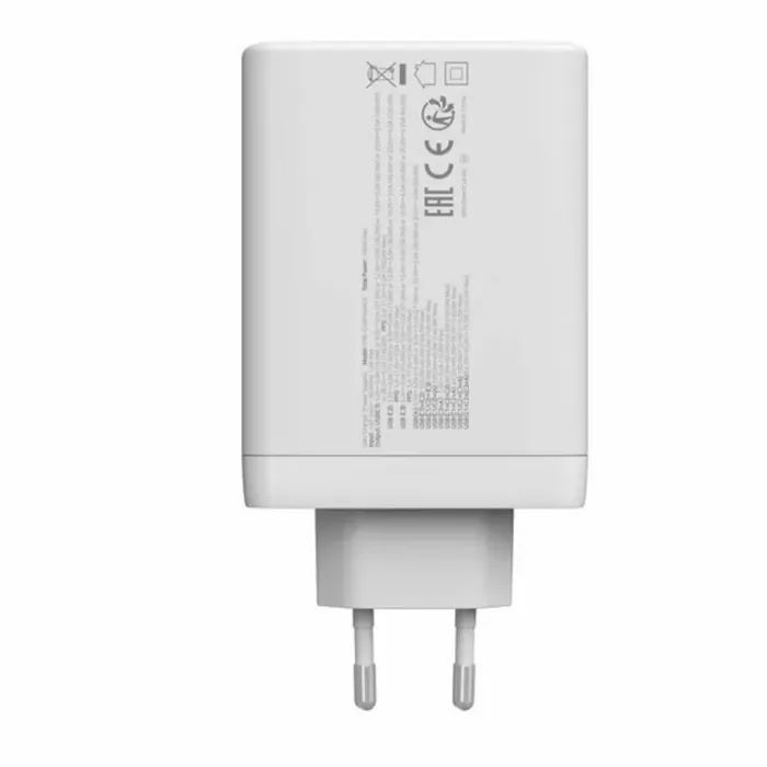 Зарядное устройство Canyon CU140ACC GaN 150W 3xPD 1xQC EU White (CNS-CUW140ACC) изображение 4