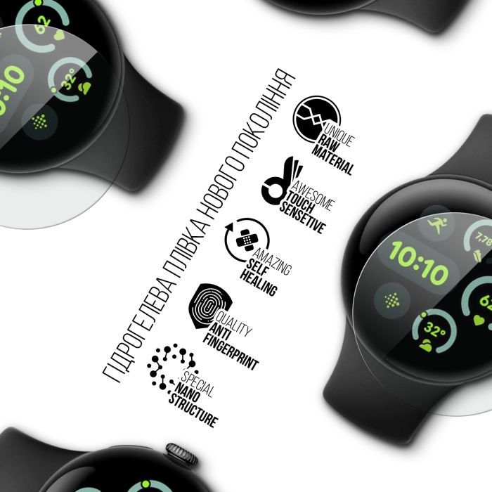 Плівка захисна Armorstandart Google Pixel Watch 3 41mm 6pcs (ARM84399) зображення 2