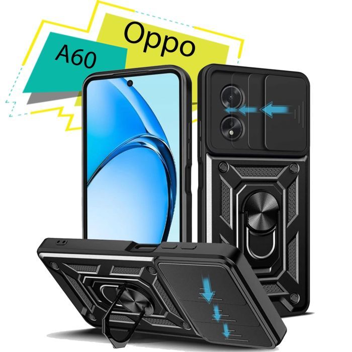 Чехол для мобильного телефона BeCover Military Oppo A60 Black (713078)