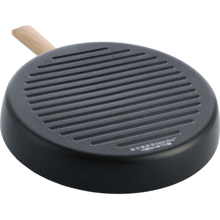 Сковорода GreenPan Eco Smartshape гриль 28 см світле дерево (CC006449-001) изображение 2