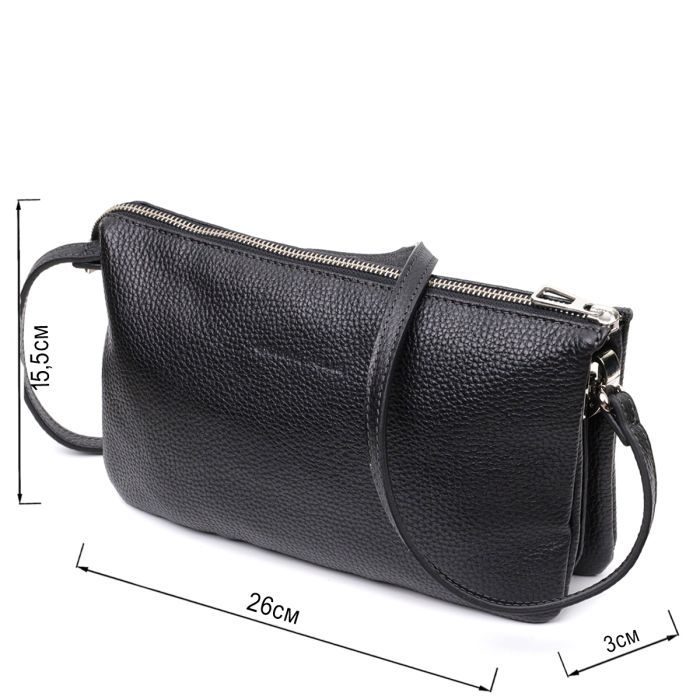 Сумка Grande Pelle Из натуральной кожи Белая (11635) изображение 3