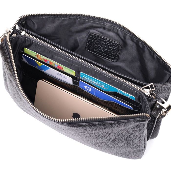 Сумка Grande Pelle Из натуральной кожи Белая (11635) изображение 8