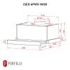 Вытяжка кухонная Perfelli ISEO 6PWX INOX изображение 11