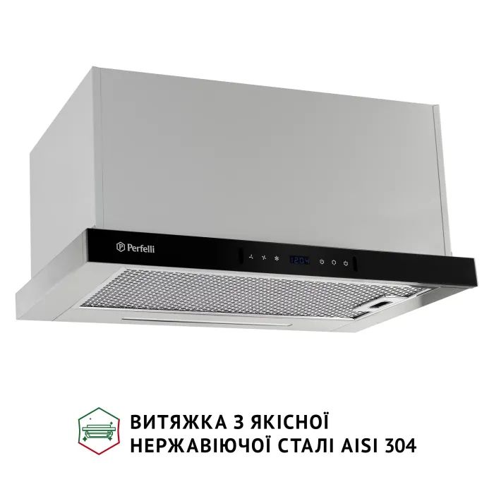 Вытяжка кухонная Perfelli ISEO 6PWX INOX изображение 3