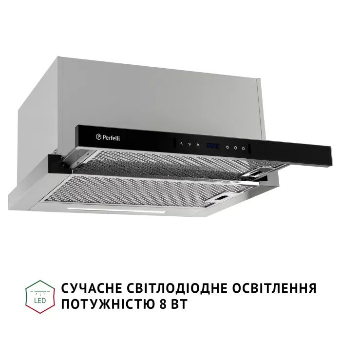 Вытяжка кухонная Perfelli ISEO 6PWX INOX изображение 7