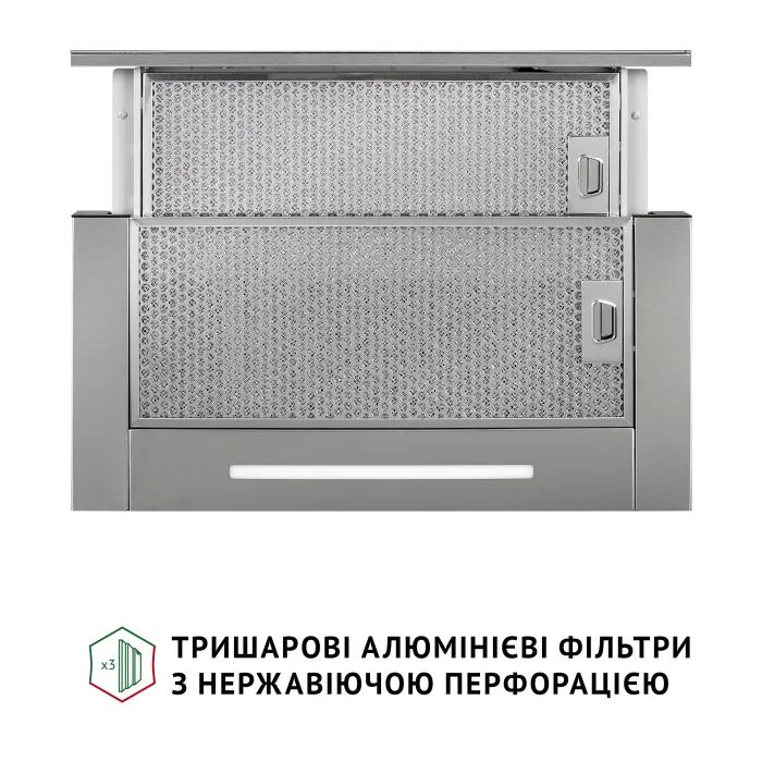 Вытяжка кухонная Perfelli ISEO 6PWX INOX изображение 8