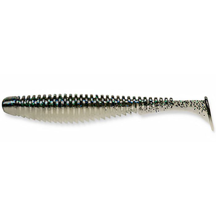 Силікон рибальський FishUP U-Shad 3" 201 - Bluegill/Pearl (9шт/уп) (1864.15.12)