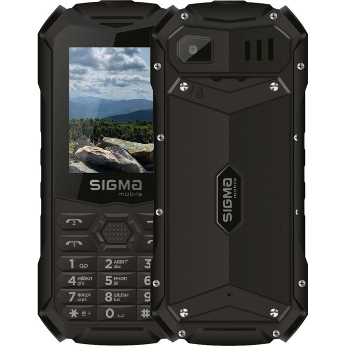 Мобильный телефон Sigma X-treme PV68 Black (4827798738214)