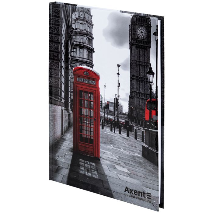 Книга записная Axent R&B Telephone А5, 96 листов, клетка, твердая обложка (8457-5-A) изображение 2