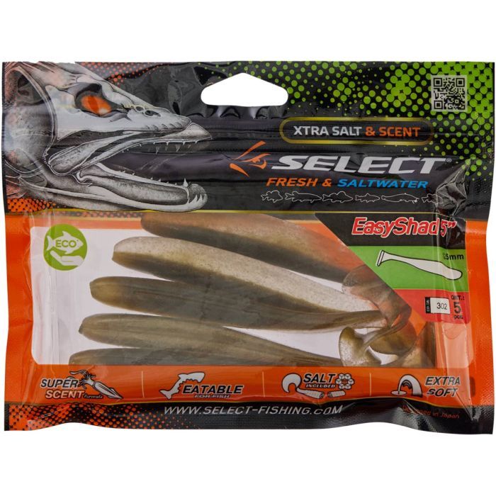Силикон рыболовный Select Easy Shad 5" col.103 (5 шт/упак) (1870.25.67) изображение 2