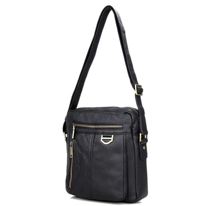 Сумка Vintage Через плечо Черная (14436) изображение 4