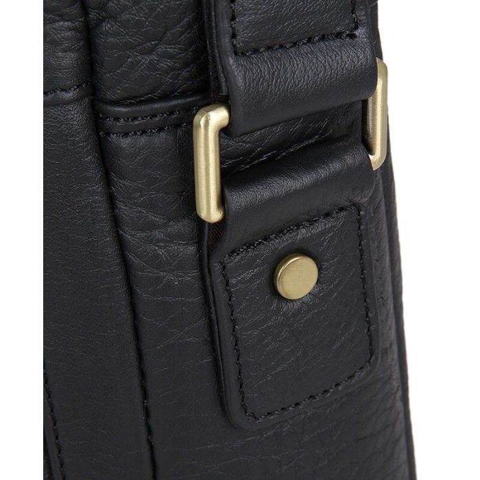 Сумка Vintage Через плечо Черная (14436) изображение 8