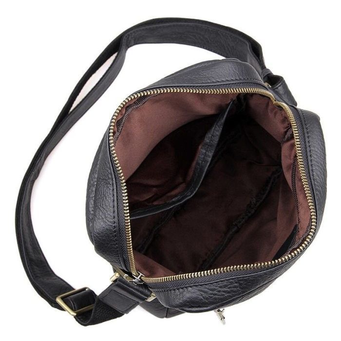 Сумка Vintage Через плечо Черная (14436) изображение 9