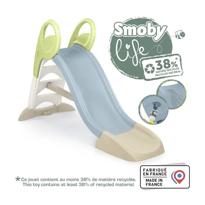 Гірка Smoby Life з водним ефектом блакитно-бежева (7600820509) зображення 3