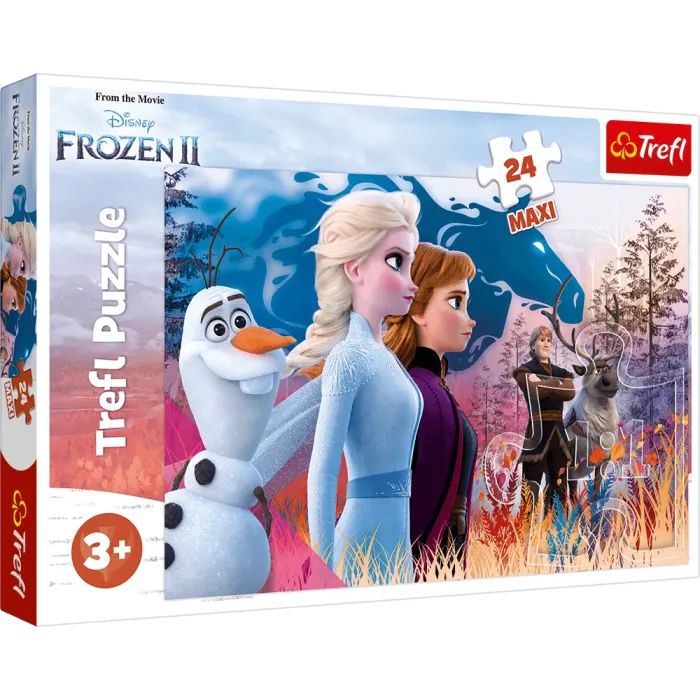 Пазл Trefl Maxi Frozen Чарівна подорож 24 елемента (5900511142983)