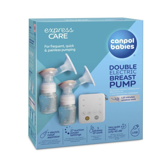 Молокоотсос Canpol babies электрический двойной ExpressCare (12/212) изображение 6