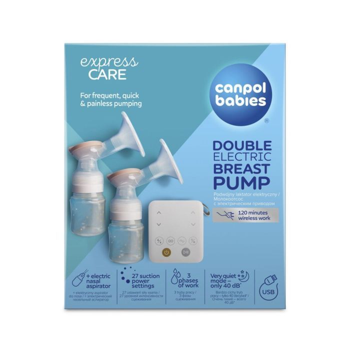 Молокоотсос Canpol babies электрический двойной ExpressCare (12/212) изображение 7