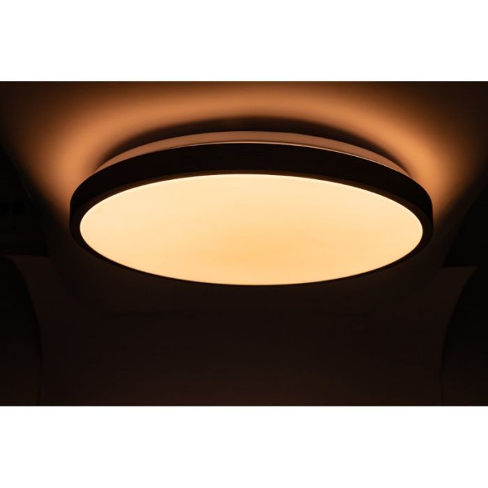 Светильник Vestum RING матовий 60W 395*60мм 3000К-6500К з ДК чорний (VS-91053) изображение 4