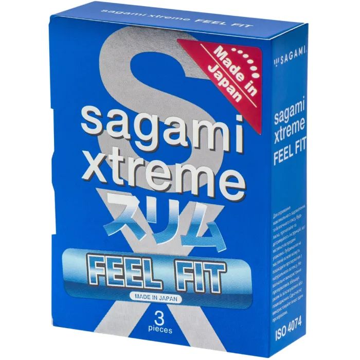 Презервативы Sagami Xtreme Feel Fit 3 шт. (4974234811939)
