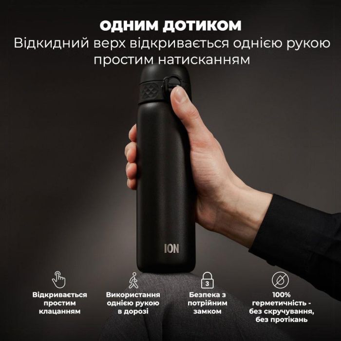 Пляшка для води ION8 OneTouch Vacuum Insulated 500 мл Blue (I8TS500BLU) зображення 2