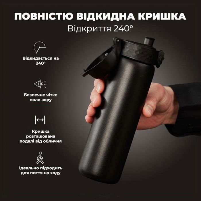 Пляшка для води ION8 OneTouch Vacuum Insulated 500 мл Blue (I8TS500BLU) зображення 3