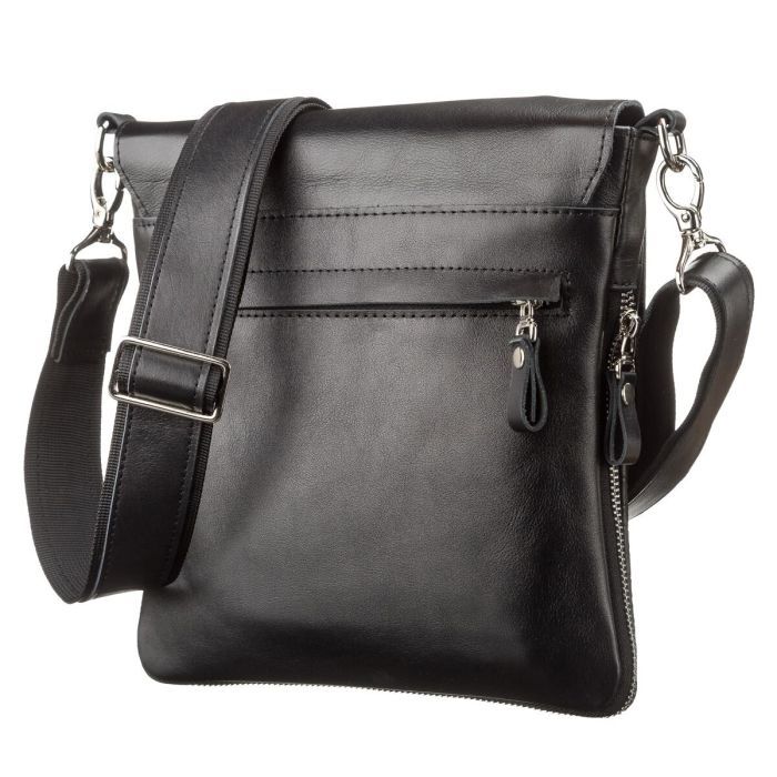 Сумка Shvigel З натуральної шкіри Чорна (11124) зображення 2