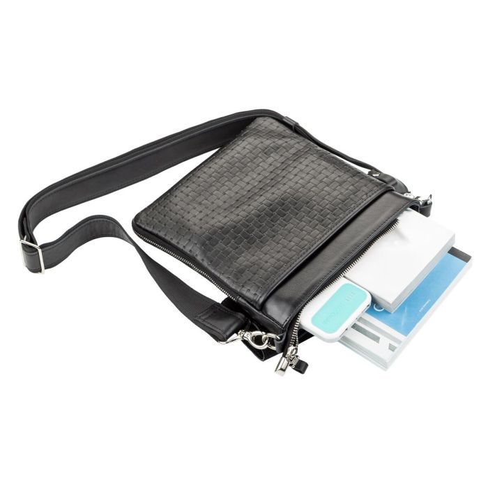 Сумка Shvigel З натуральної шкіри Чорна (11124) зображення 5