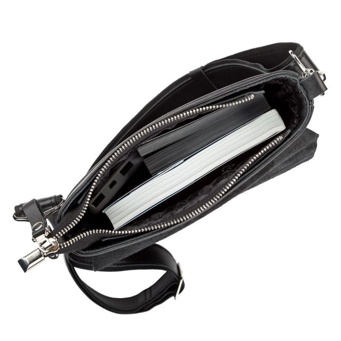 Сумка Shvigel З натуральної шкіри Чорна (11124) зображення 7