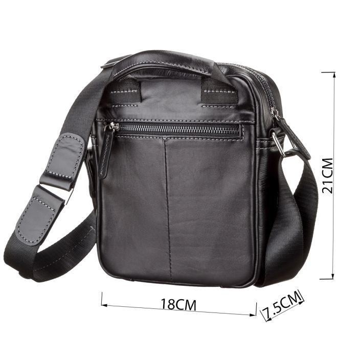 Сумка Shvigel Шкіряна Коричнева (11089) зображення 3