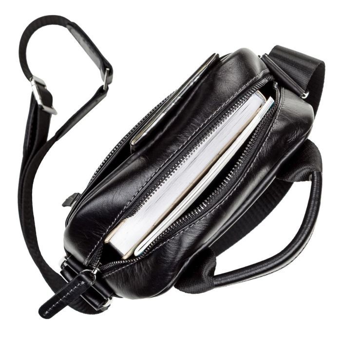 Сумка Shvigel Шкіряна Коричнева (11089) зображення 6