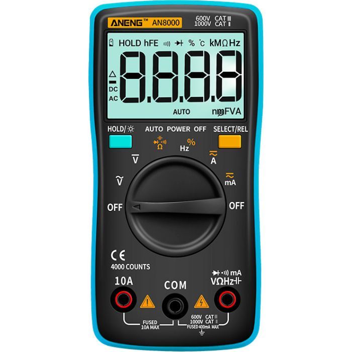 Цифровой мультиметр ANENG AN8000, V, A, R (AN8000)