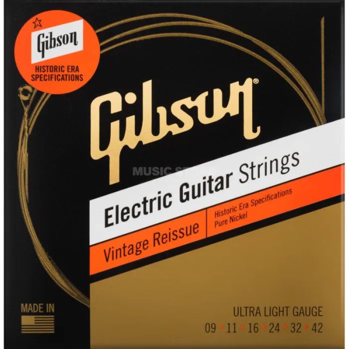 Струни для гітари Gibson SEG-HVR9 Vintage Reissue Ultra-Light (09-42) (230469)