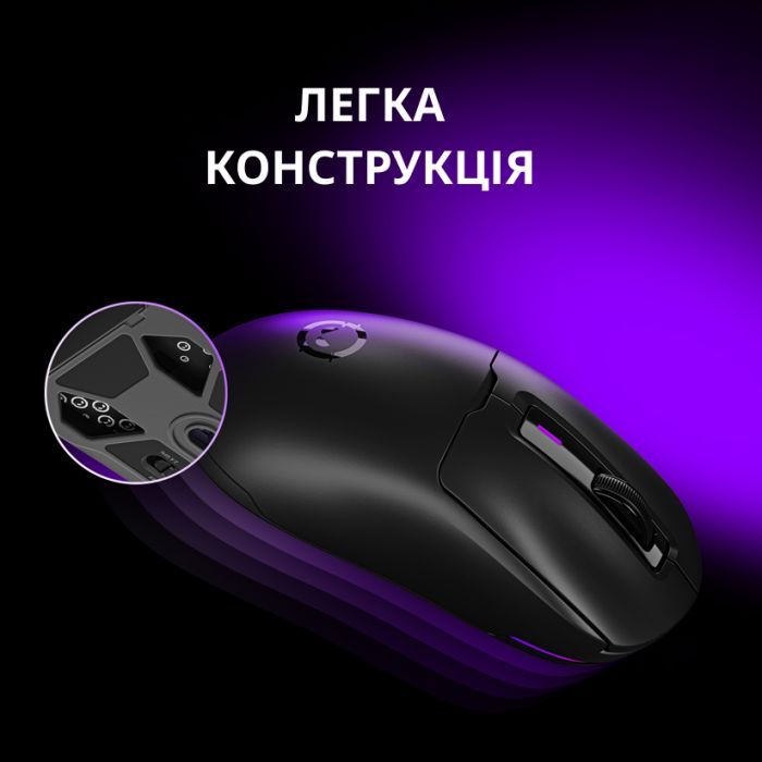 Мышка Lorgar MSA10W Wireless Gaming White (LRG-MSA10W-WH) изображение 4