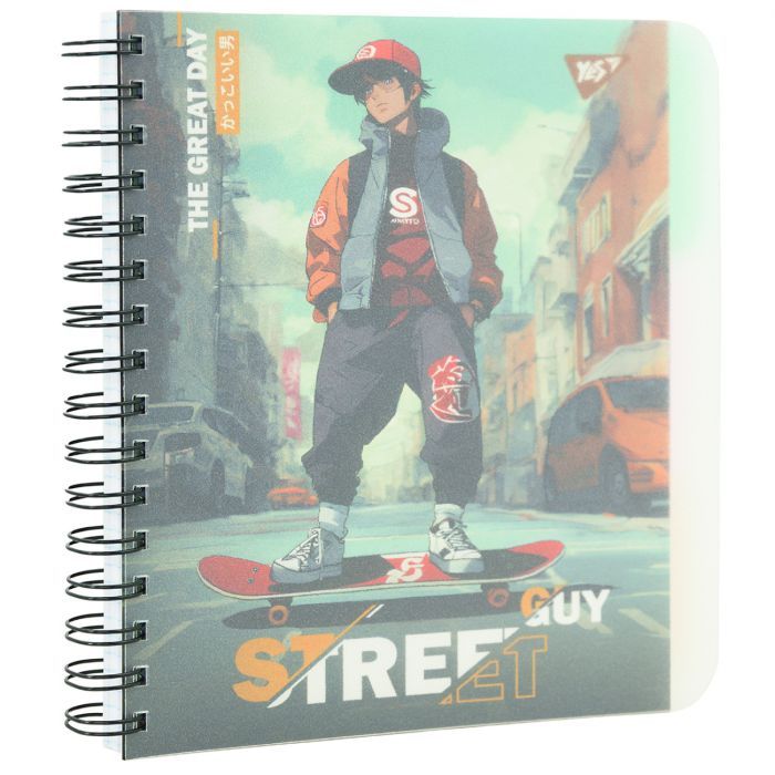 Блокнот Yes А5 Street guy 144 аркуша пластикова обкладинка (681960) зображення 3