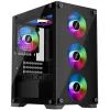 Корпус 1stPlayer X2-M-BK-4F1 изображение 6