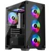 Корпус 1stPlayer X2-M-BK-4F1
