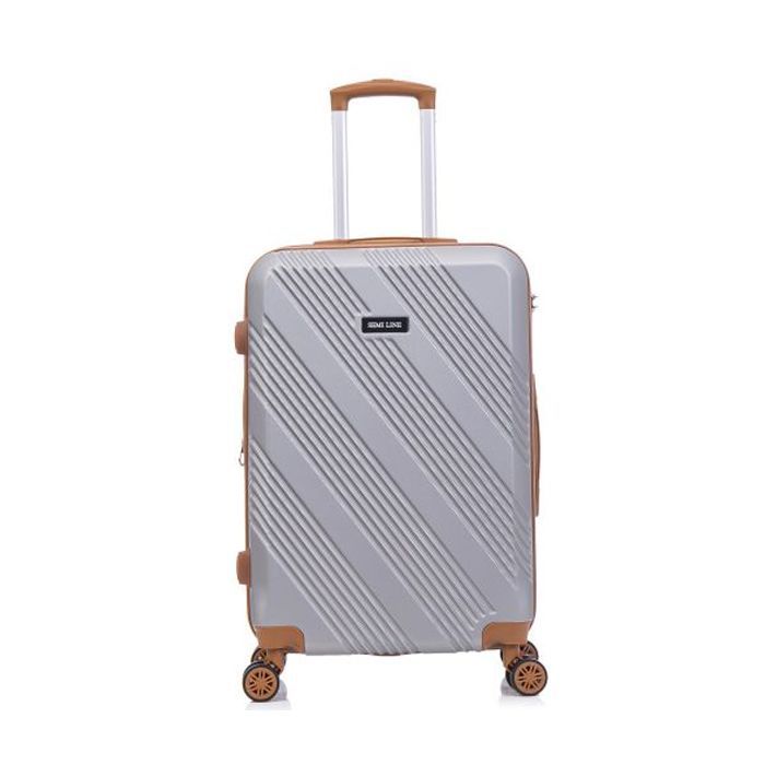 Чемодан Semi Line 24" M T5849-2 Light Grey (DAS303353)