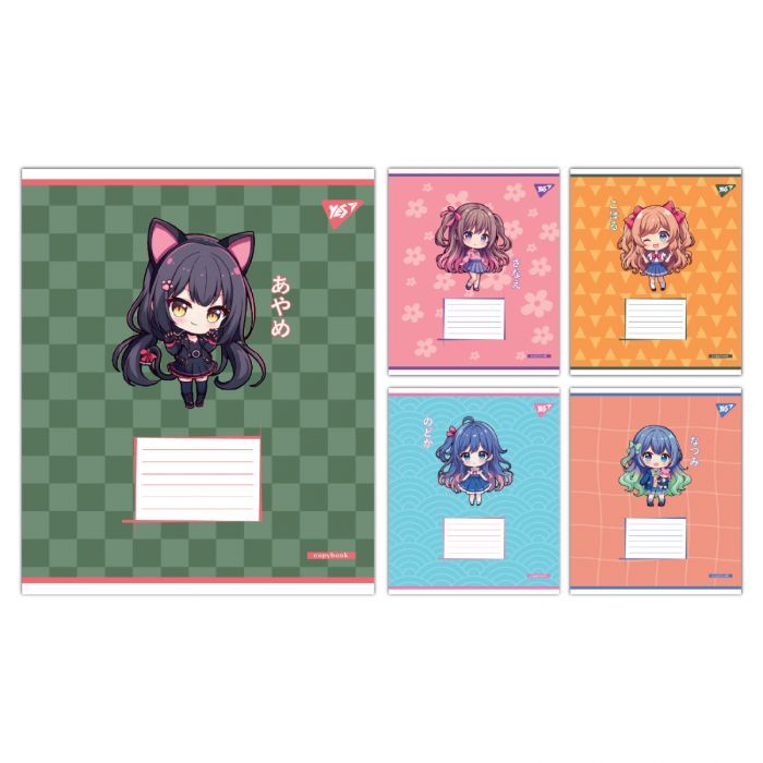 Тетрадь Yes Anime girls А5 18 листов линия (767991)