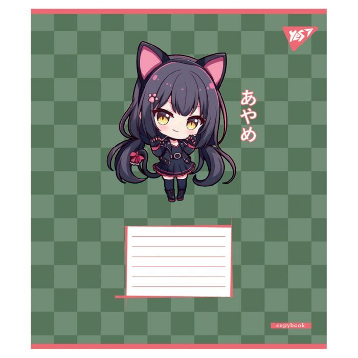 Тетрадь Yes Anime girls А5 18 листов линия (767991) изображение 2