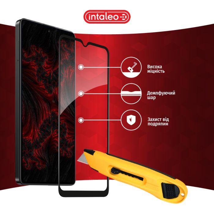 Скло захисне Intaleo Full Glue Xiaomi Poco C50 Black (1283126589683) зображення 5