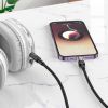 Кабель мультимедийный Lightning to 3.5mm M 1.0m UPA27 Spirit transparent Black HOCO (6942007612524) изображение 5