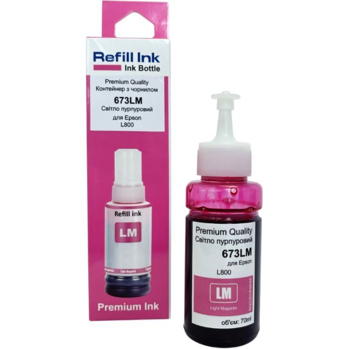 Чорнило Premium Quality Epson 673 70мл Light Magenta (70264898)