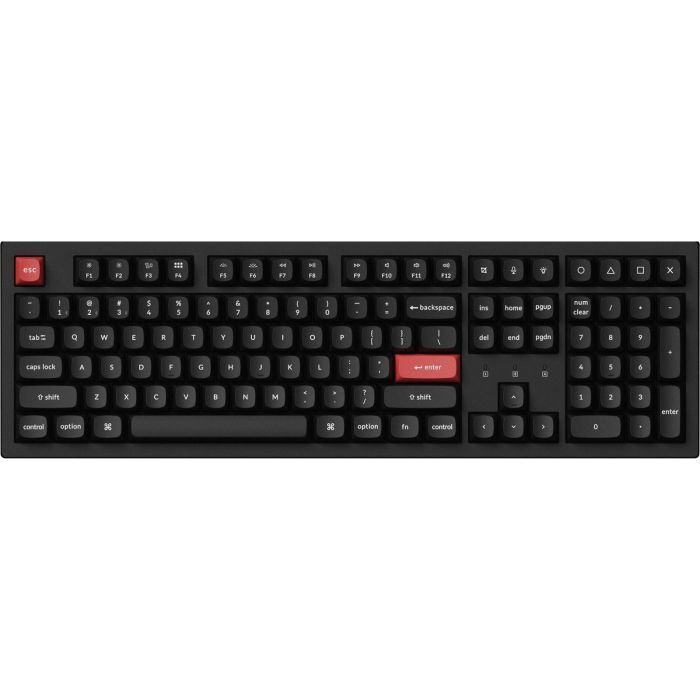 Клавиатура Keychron K10 PRO K pro Red Hot-Swap Wireless/Bluetooth/USB-А UA Black (K10P-H1-UA) изображение 2