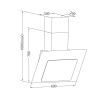 Вытяжка кухонная Pyramida NRX 60 (1100) SR GBL изображение 7