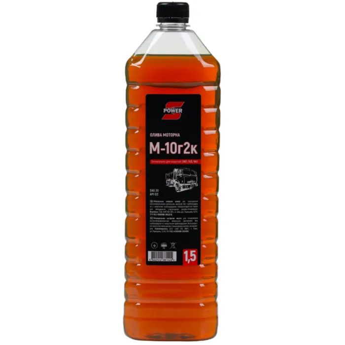 Моторное масло S-POWER М-10Г2к 1,5л ПЕТ