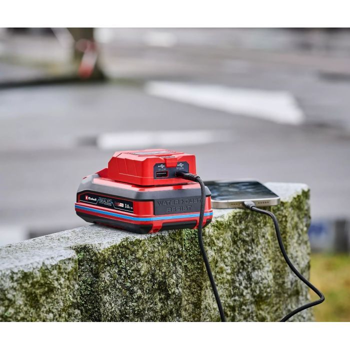 Зарядний пристрій Einhell USB акумуляторний TC-CP 18 Li USB A/C - Solo, PXC, 18В, Type-A/Type-C, 2A (4514148) зображення 4