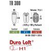 Спальный мешок High Peak TR300 0°C Dark Red/Grey Left (23066) (929557) изображение 6