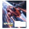 Зошит Школярик Space ship 36 аркушів клітинка (036-3435K)