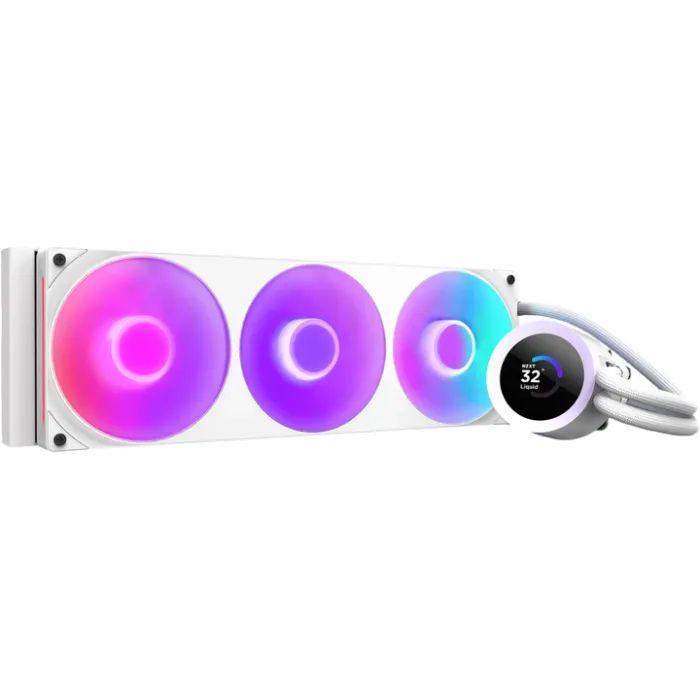 Система жидкостного охлаждения NZXT Kraken Plus RGB V2-360 mm AIO liquid cooler Wh (RL-KR360-W2)