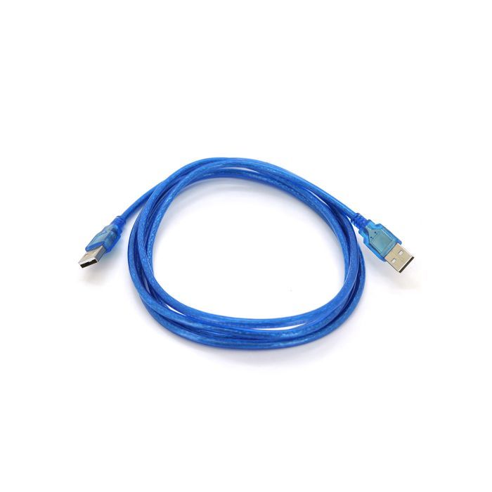 Дата кабель USB 2.0 AM/AM 1.8m blue Ritar (YT-AM/AM-1.8TBL)
